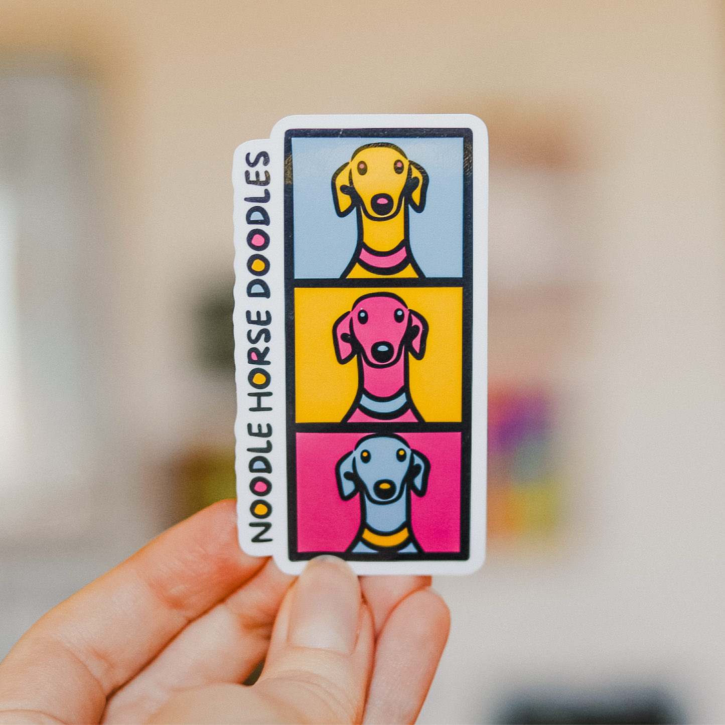Pop Art Noodles Sticker