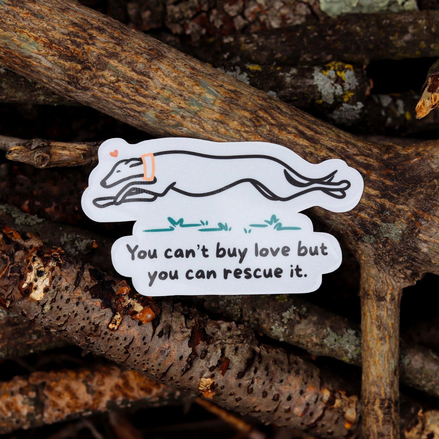 Rescue Greyhound Sticker