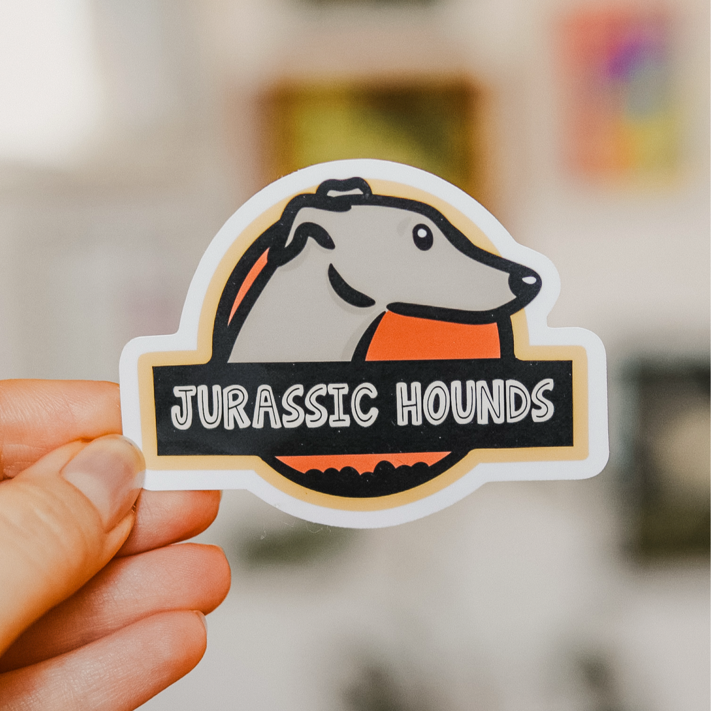 Jurassic Hounds Sticker