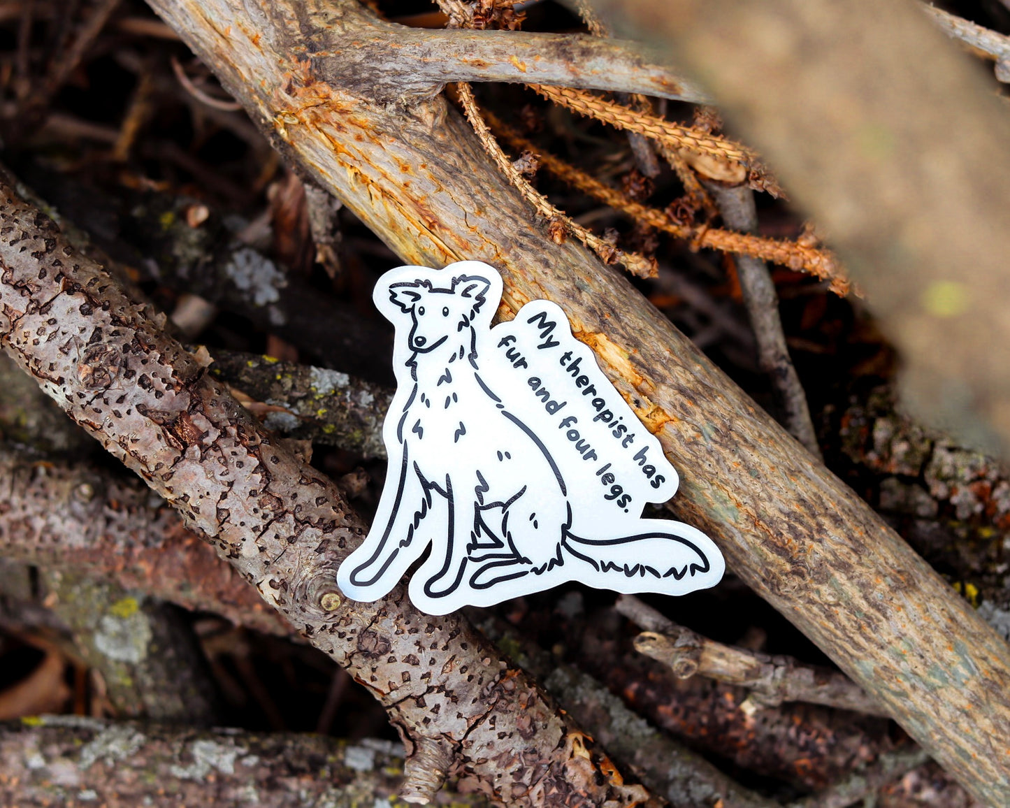 Furry Therapist Sticker
