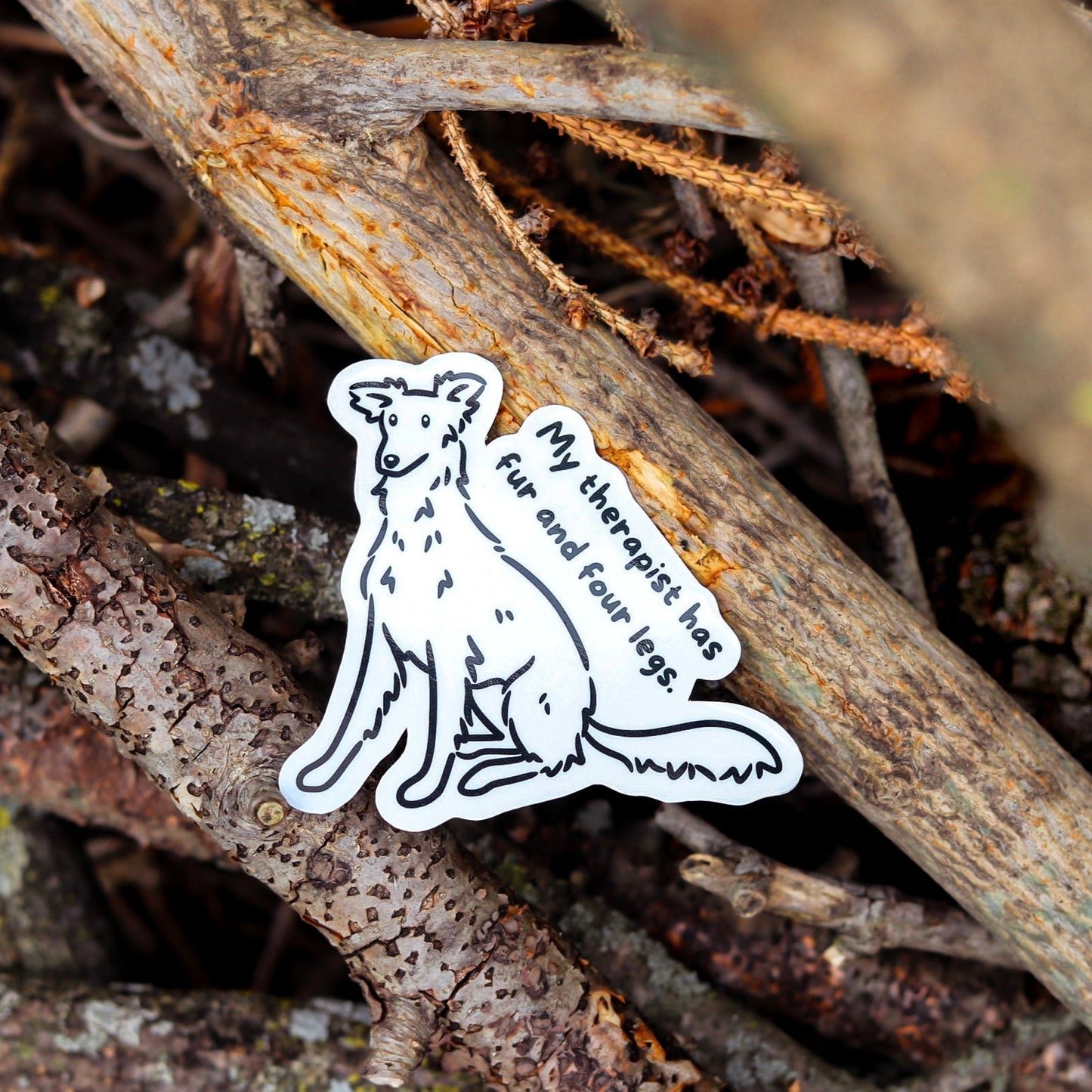 Furry Therapist Sticker
