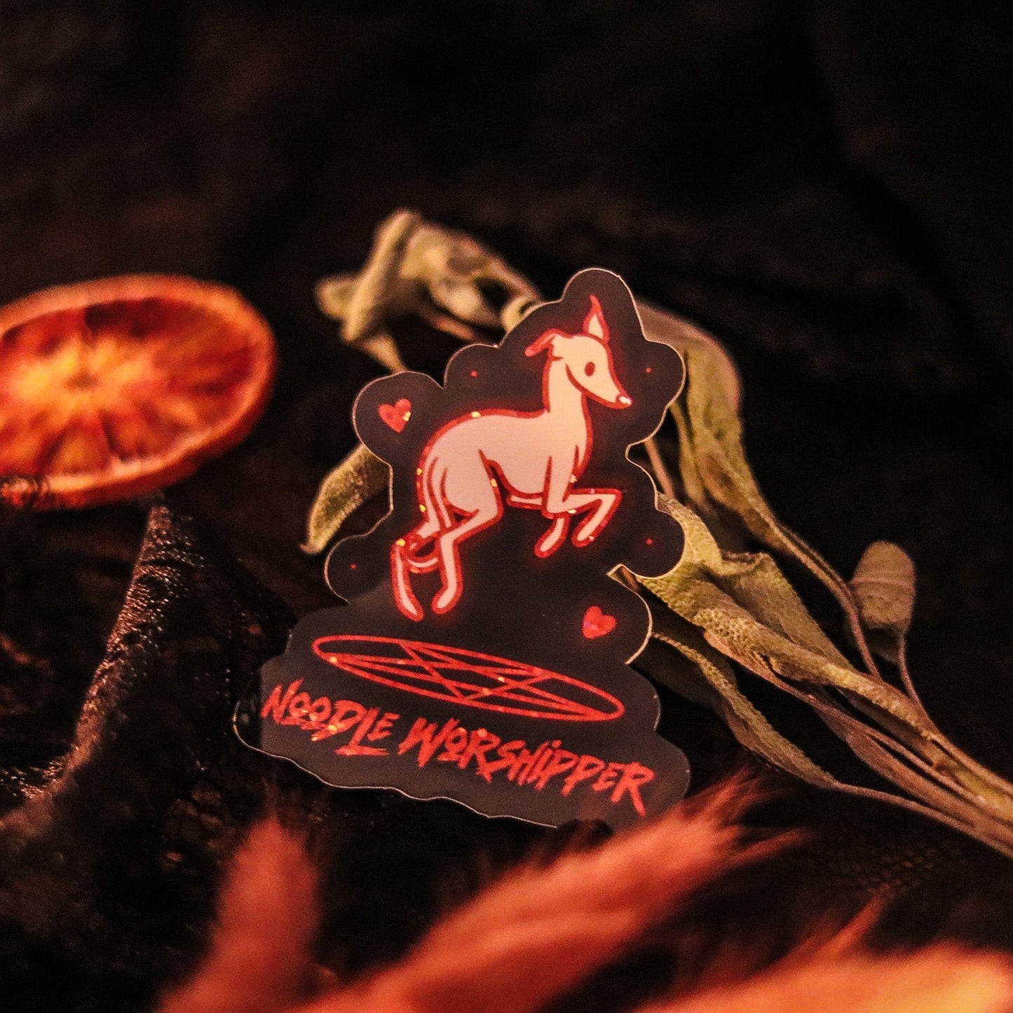 Noodle Worshipper Sticker