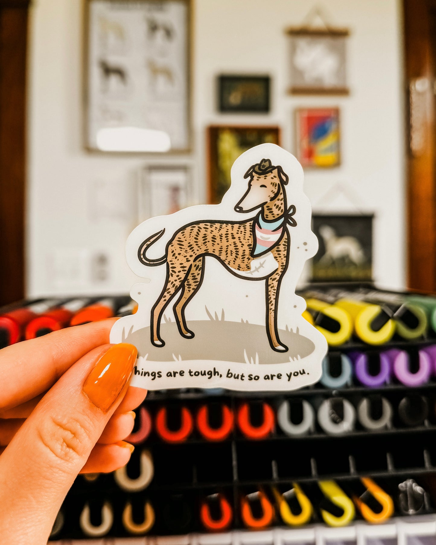 Blazing Broc Sticker (Ace's Top Surgery Fundraiser)