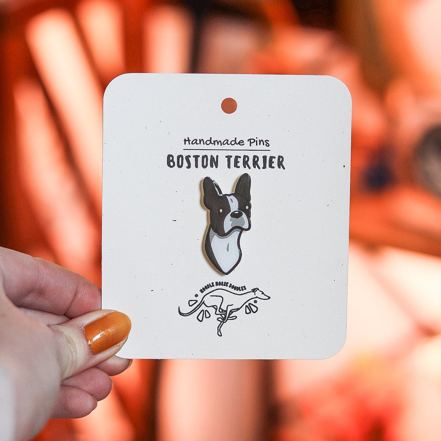 Boston Terrier - Handmade Pin