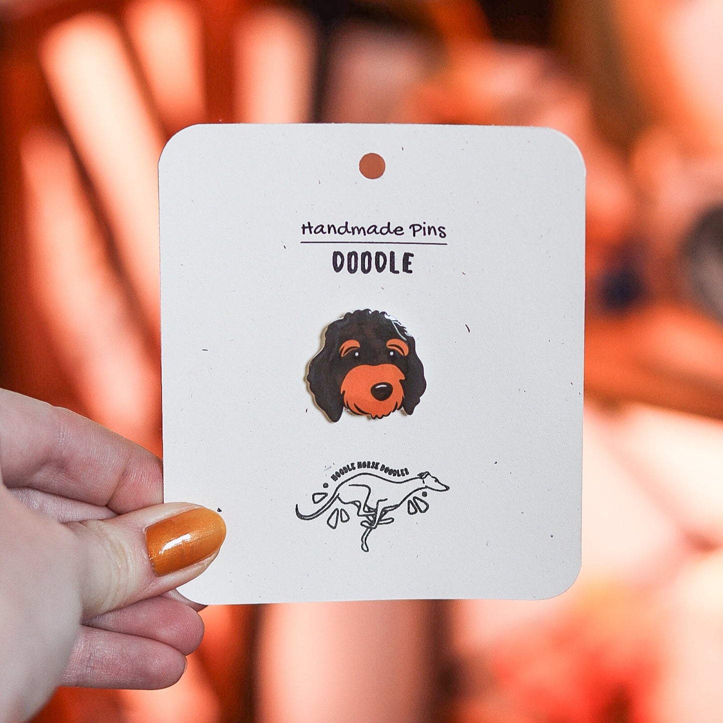 Doodle - Handmade Pin