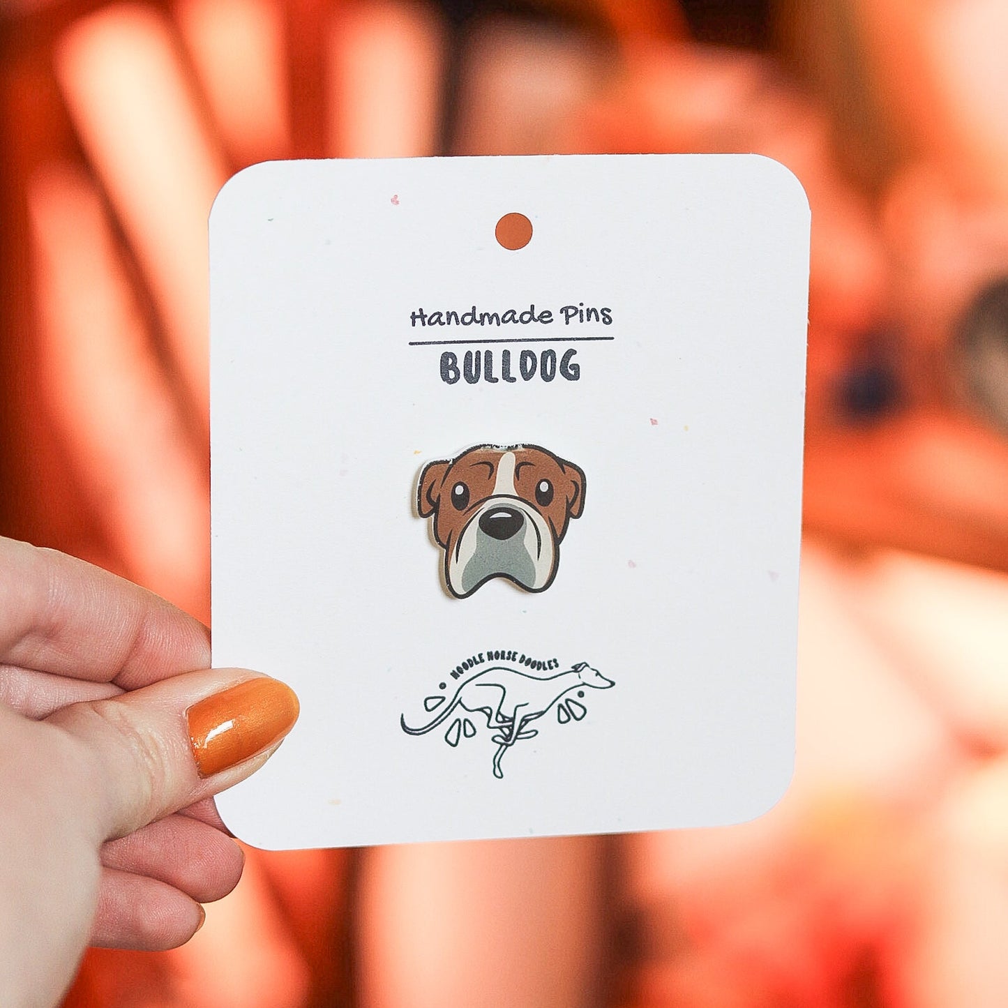 Bulldog - Handmade Pin