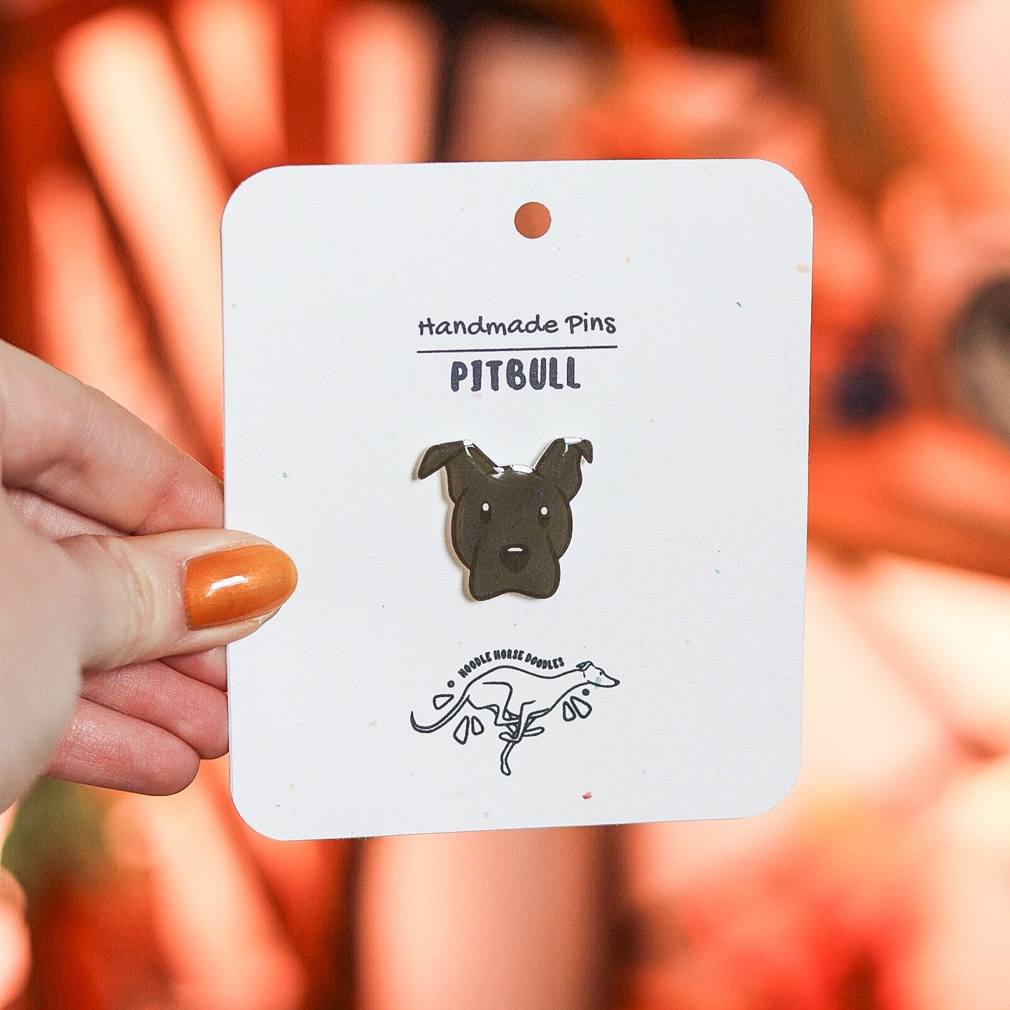 Pitbull - Handmade Pin