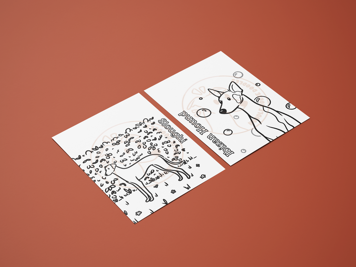 Digital Download | Sighthound Coloring Pages