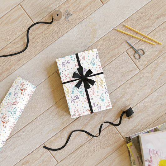 NEW! Pretty Pups Wrapping Paper - 1 roll