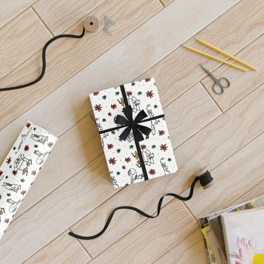 NEW! Festive Noodles Wrapping Paper - 1 roll