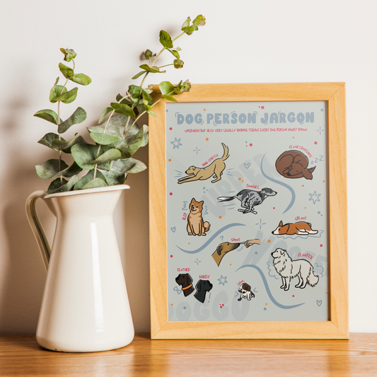 Dog Person Jargon | 8x10" Print