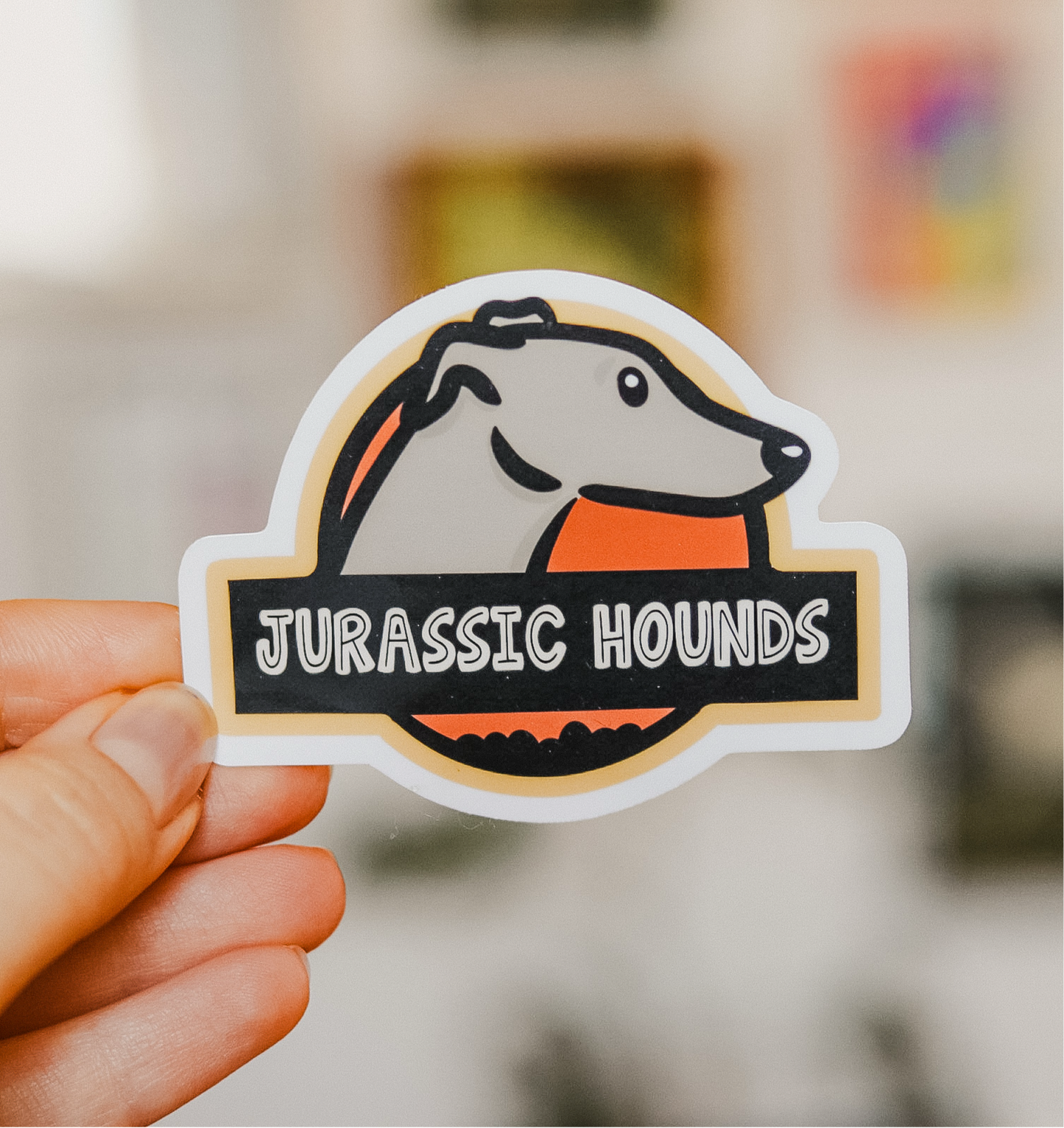 NEW! Jurassic Hounds Sticker