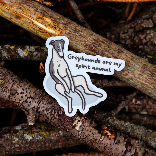 Greyhound Spirit Animal Sticker