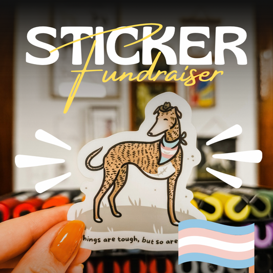 Blazing Broc Sticker (Ace's Top Surgery Fundraiser)