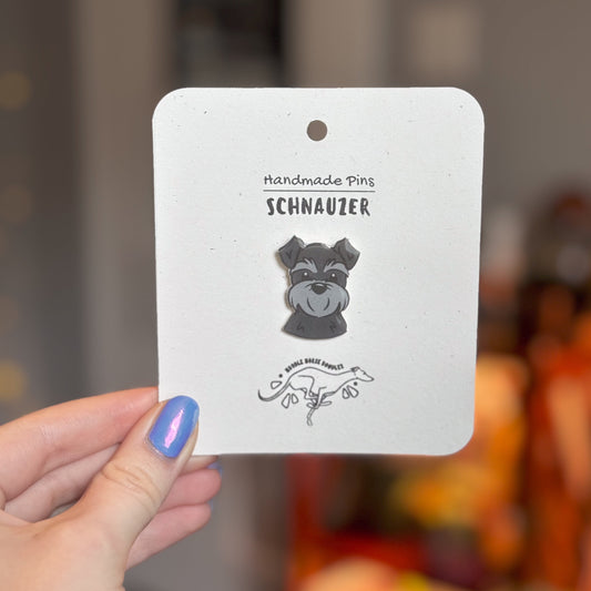 Schnauzer - Handmade Pin