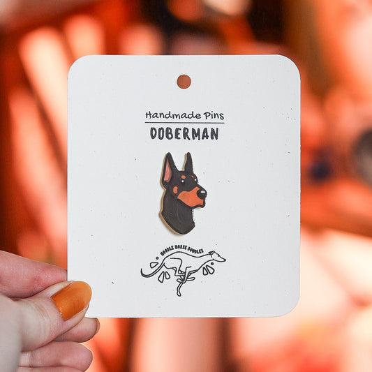 Doberman - Handmade Pin