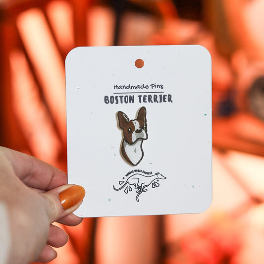 Boston Terrier - Handmade Pin