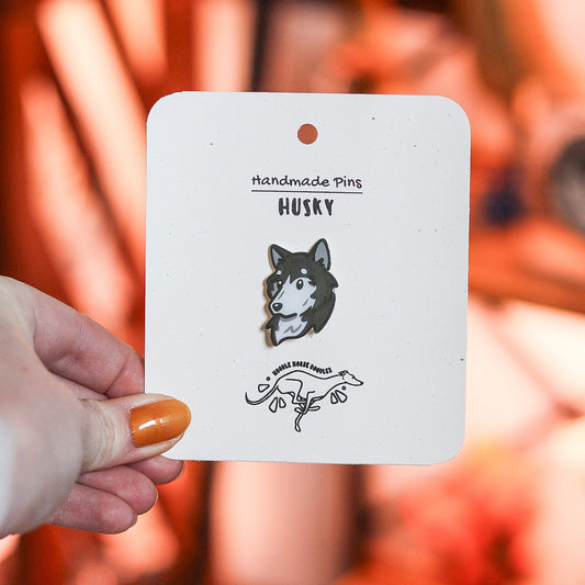 Husky - Handmade Pin