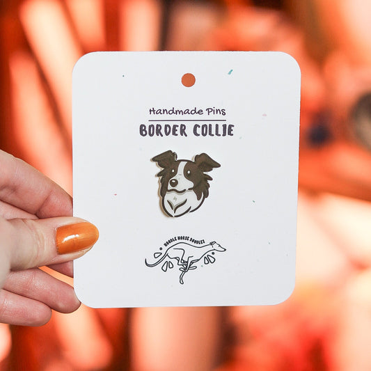 Border Collie - Handmade Pin