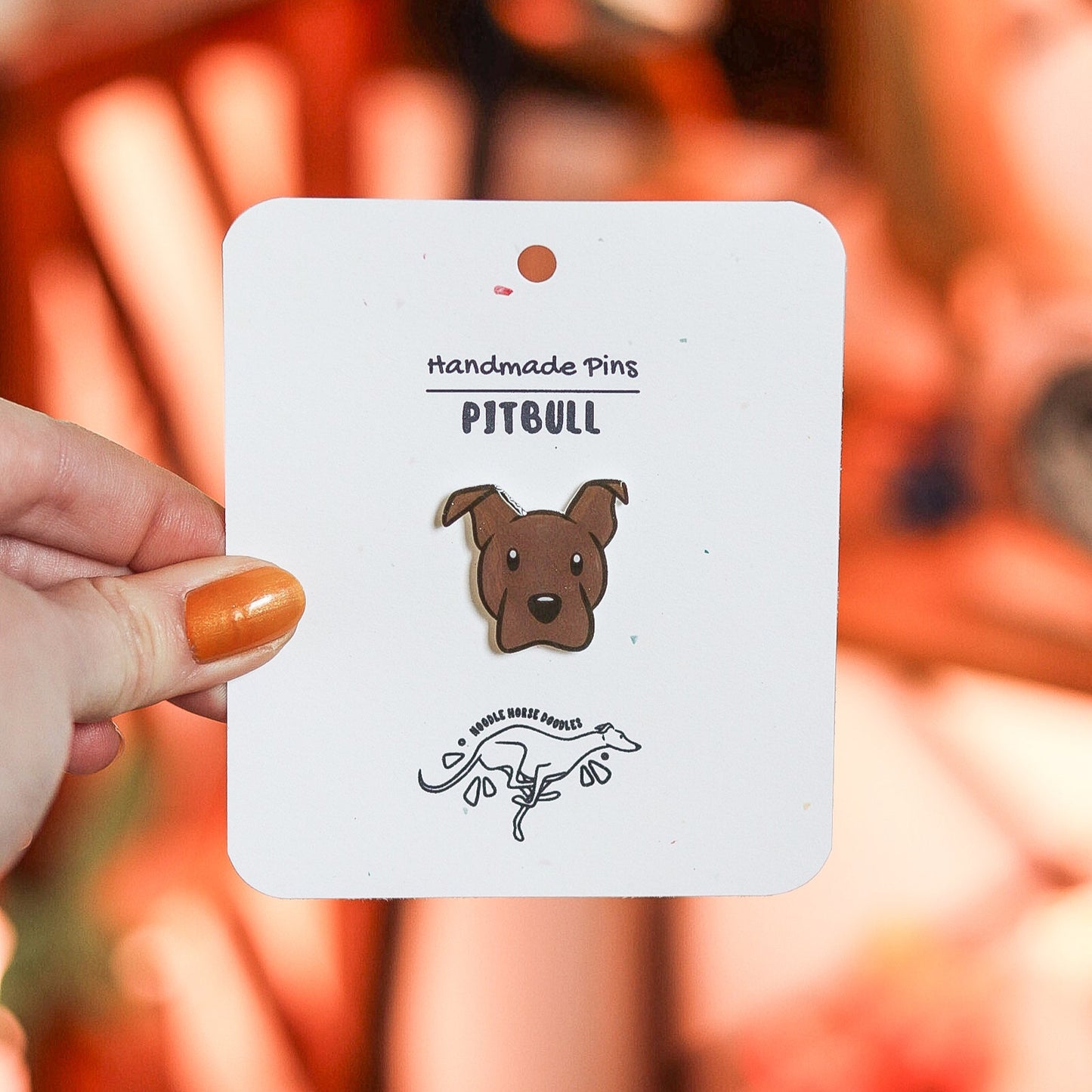 Pitbull - Handmade Pin